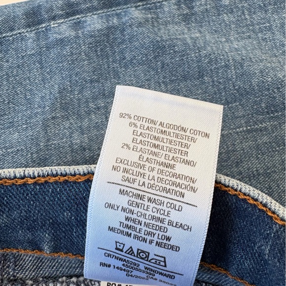 Joe's Jeans || The Goldie High Rise Wide Leg Jeans Retro Yoke Blue 30 NWT - Picture 12 of 12